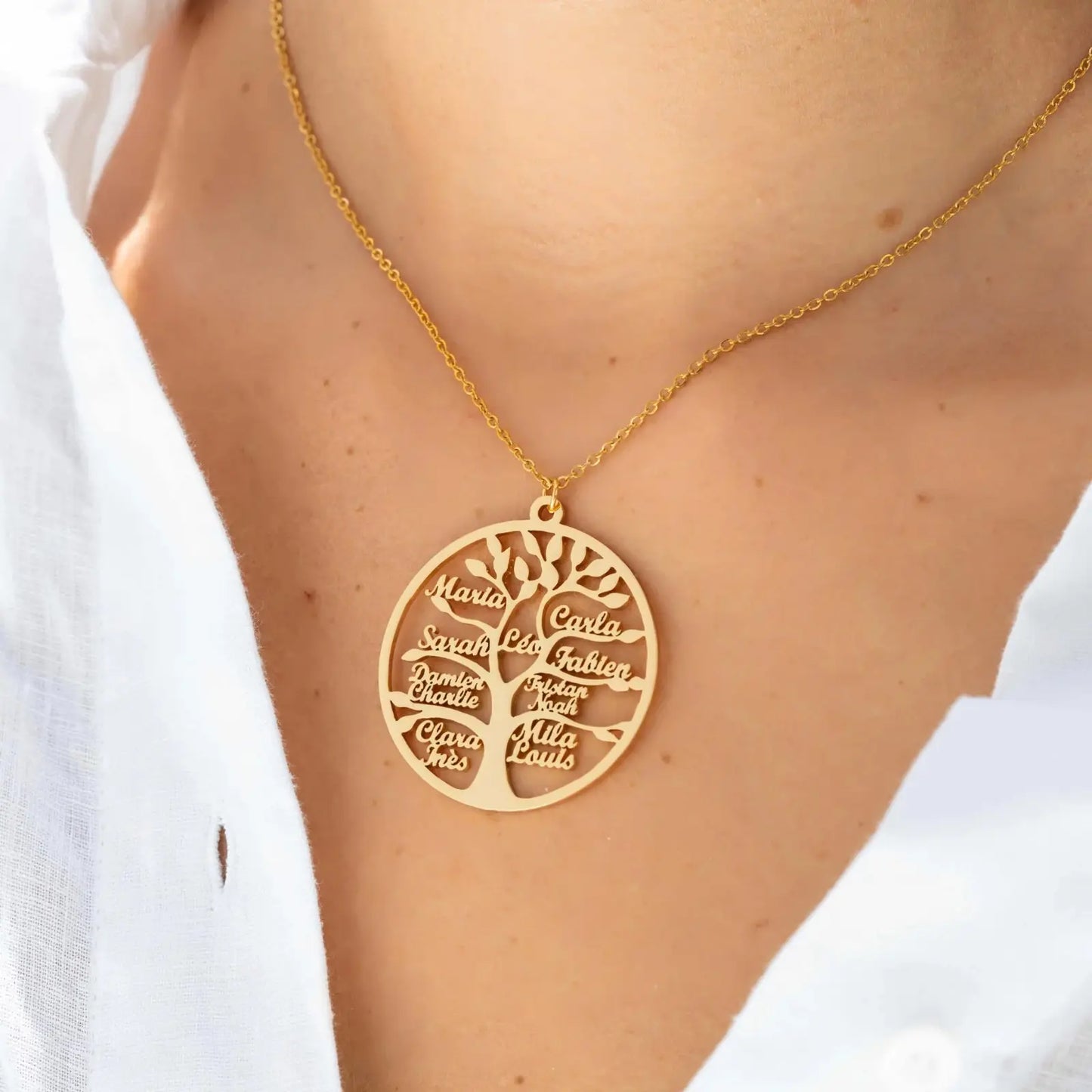 Tree of Life Necklace, Up to 13 Names